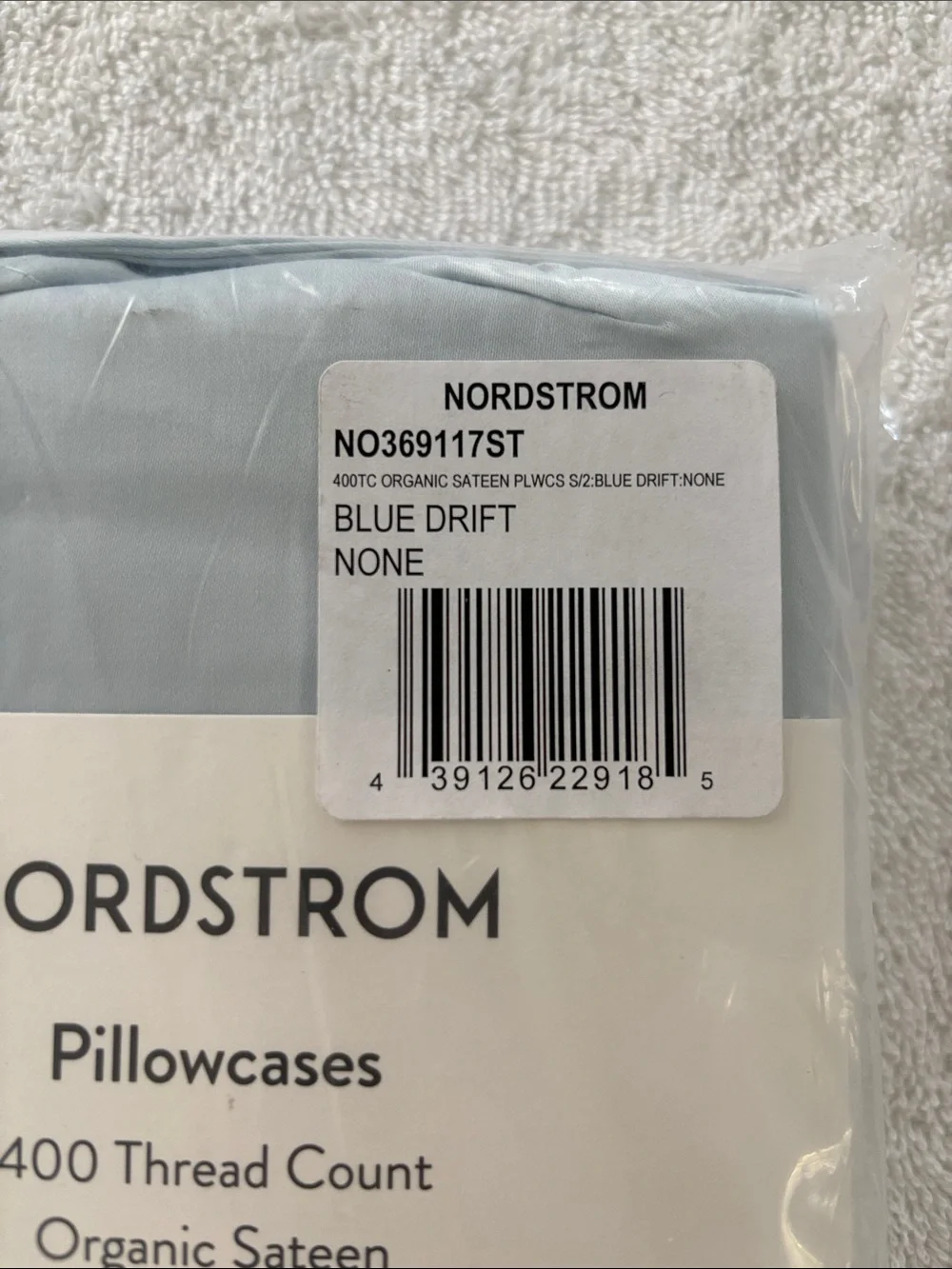 Nordstrom Pillowcases in Blue Drift
